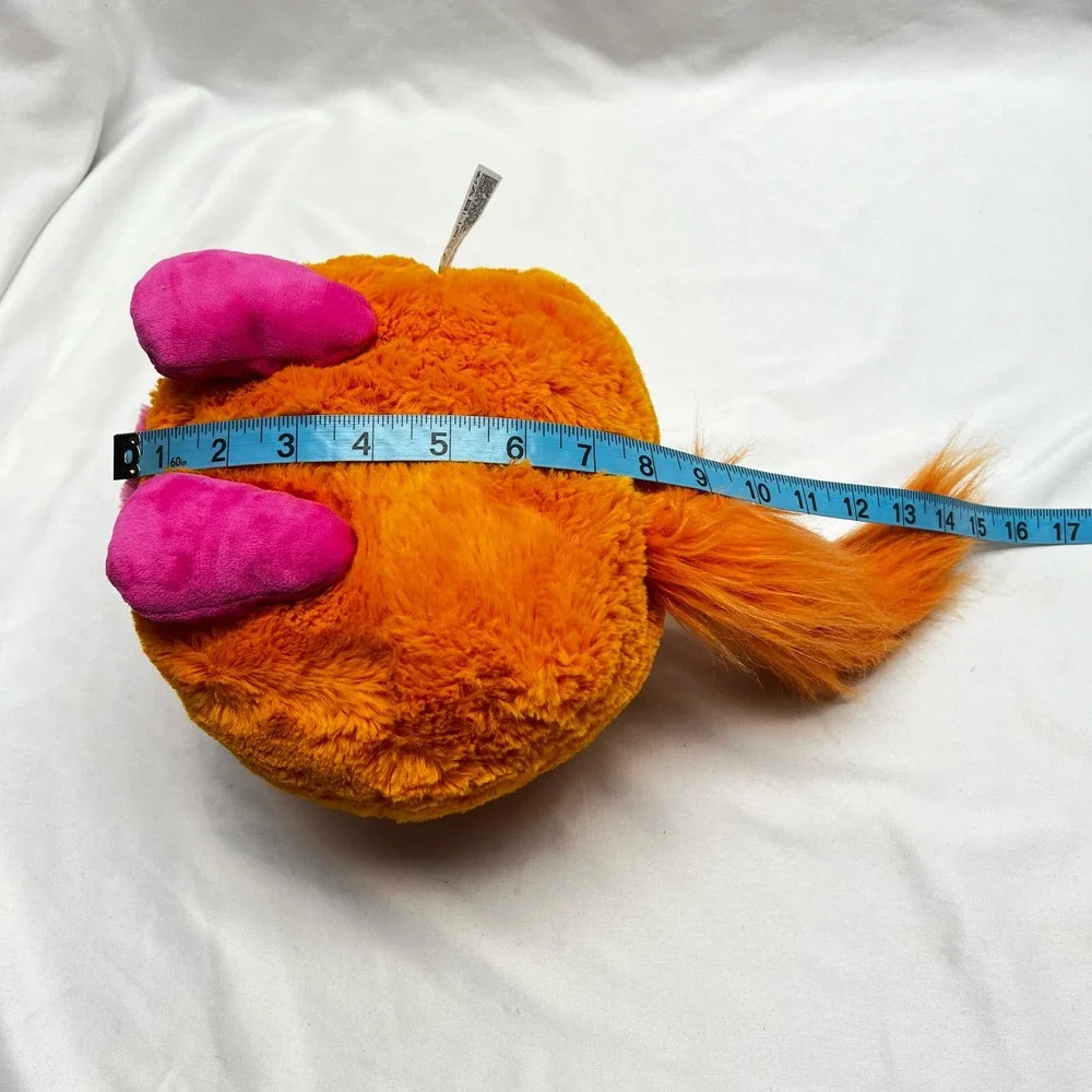 Basic Fun 2022 Misfittens Get Meowt Orange Pink Plush Series 2 Stuffed Animal